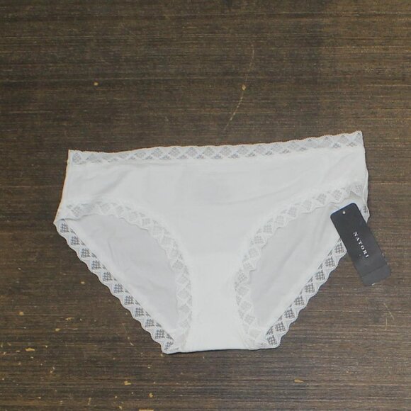 NWT Natori Womens Bliss Cotton Girl Briefs 156058 White XS - Picture 3 of 6